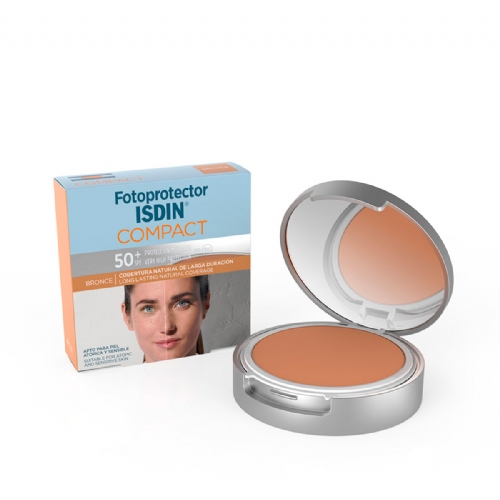Fotoprotector Isdin Compacto SPF 50+ 10 G BRONCE