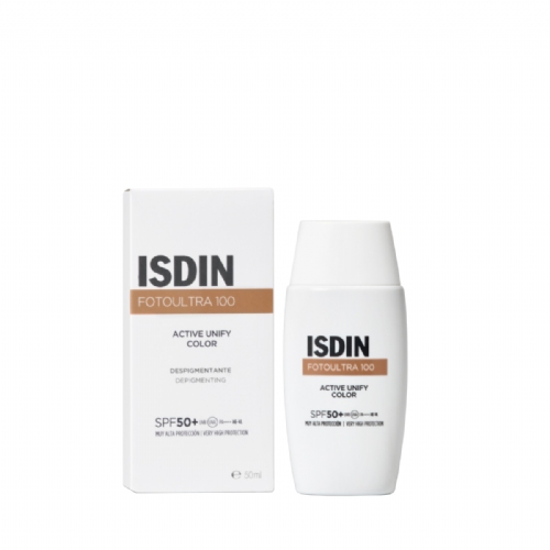 FOTOULTRA ISDIN 100 ACTIVE UNIFY COLOR spf 50+ 50 ML