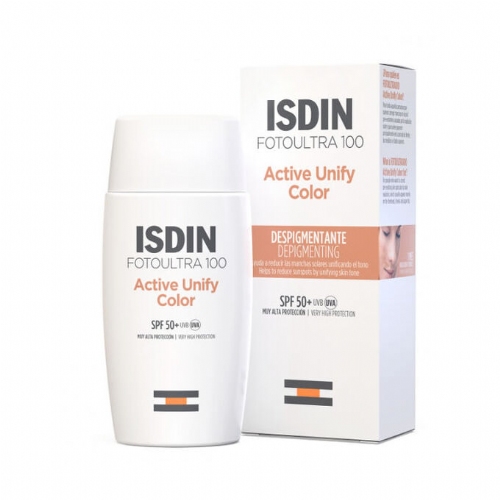 FOTOULTRA ISDIN 100 ACTIVE UNIFY COLOR spf 50+ 50 ML