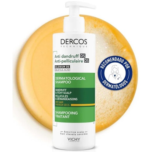 DERCOS TECHNIQUE ANTICASPA CHAMPU C SECO (400 ML)