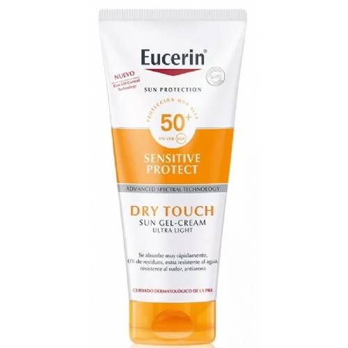 Eeucerin sun body gel cream dry touch spf 50+ - sensitive protect (200 ml)