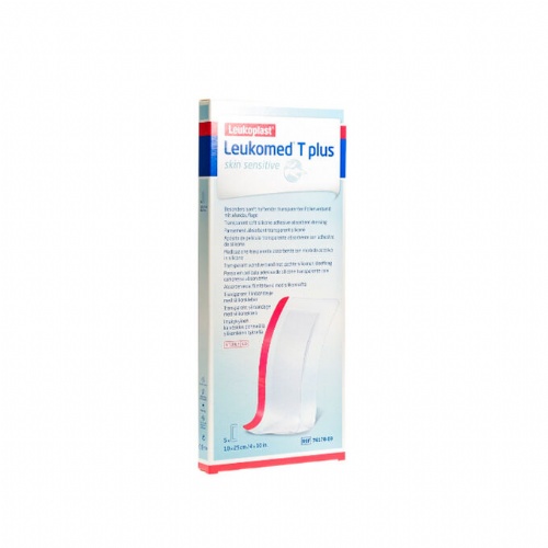 Leukomed t-plus skin sensitive - aposito esteril adh (10 x 25 cm 5 apositos)