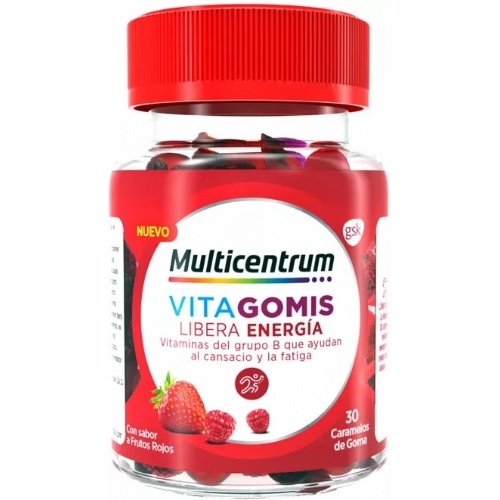 Multicentrum vitagomis libera energia (30 caramelos de goma sabor frutos rojos)
