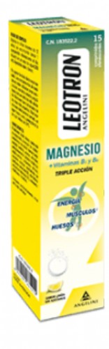 Leotron magnesio angelini comp efervescentes (15 comp)