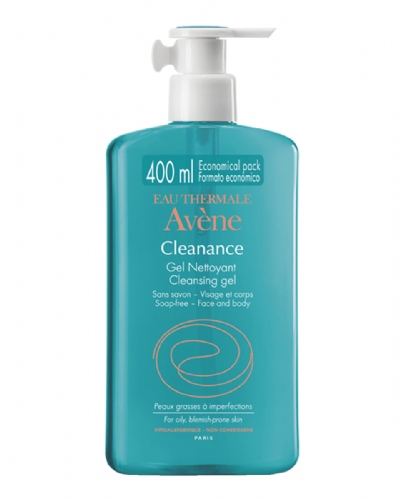 Avene cleanance gel limpiador (1 envase 400 ml)