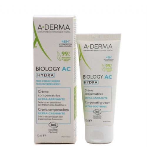 A-derma phys-ac hydra crema hidratante compensad (1 envase 40 ml)
