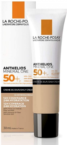 Anthelios mineral one spf 50+ (crema moyenne 1 envase 30 ml)