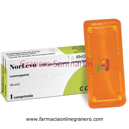 NORLEVO 1,5 MG COMPRIMIDO , 1 comprimido
