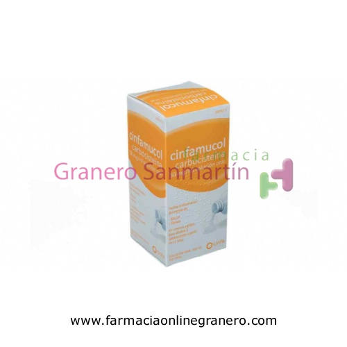 CINFAMUCOL CARBOCISTEINA 50 mg/ml SOLUCION ORAL , 1 frasco de 200 ml