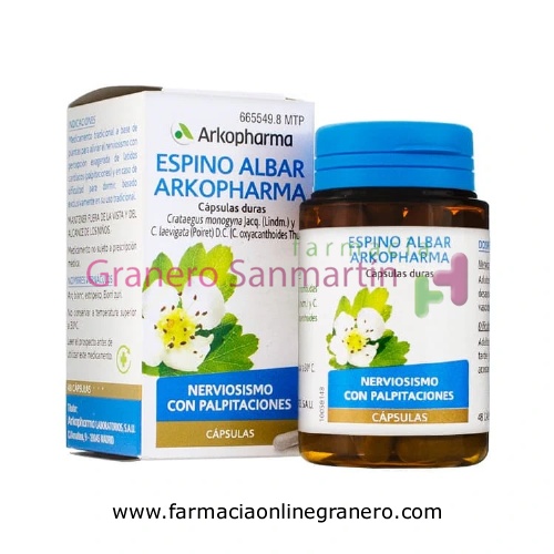 ESPINO ALBAR ARKOPHARMA cápsulas duras , 48 cápsulas