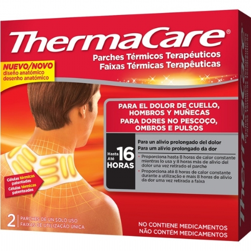 Thermacare parche termico cuello hombro muñeca (2 parches)