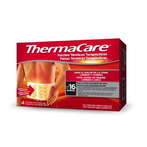 Thermacare parche termico zona lumbar cadera (4 parches)