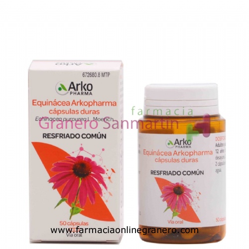 EQUINACEA ARKOPHARMA cápsulas duras , 50 cápsulas