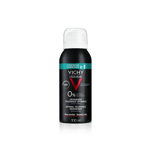 Vichy homme desodorante tolerancia optima 48 h comprimido (1 envase 100 ml aerosol)