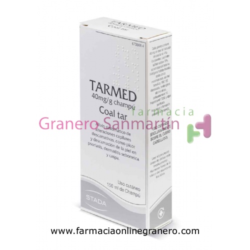 TARMED 40 MG/G CHAMPÚ , 1 frasco de 150 ml
