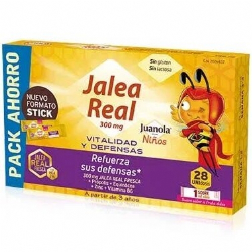 Juanola jalea real niños vitalidad y defensas (28 sobres 10 ml)