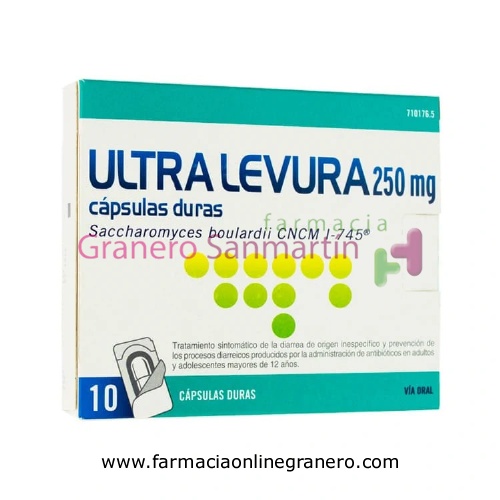 ULTRA-LEVURA 250 MG CAPSULAS DURAS , 10 cápsulas