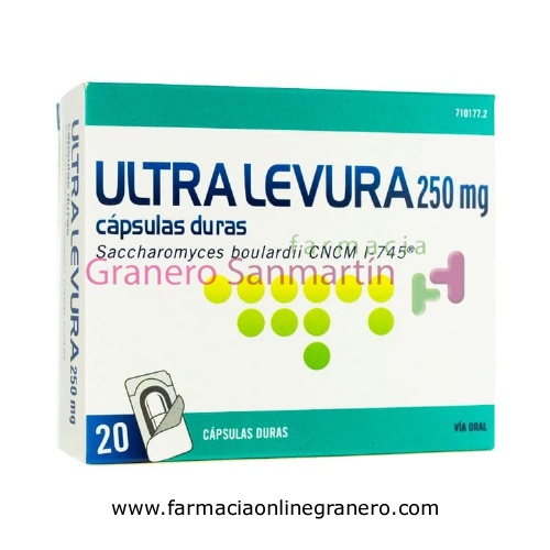 ULTRA-LEVURA 250 MG CAPSULAS DURAS , 20 cápsulas