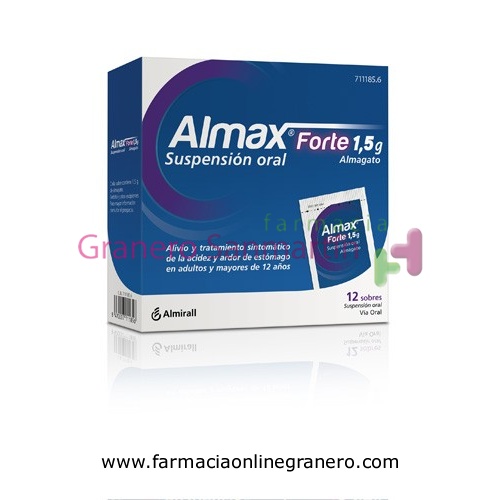ALMAX FORTE 1,5 g SUSPENSION ORAL,12 sobres
