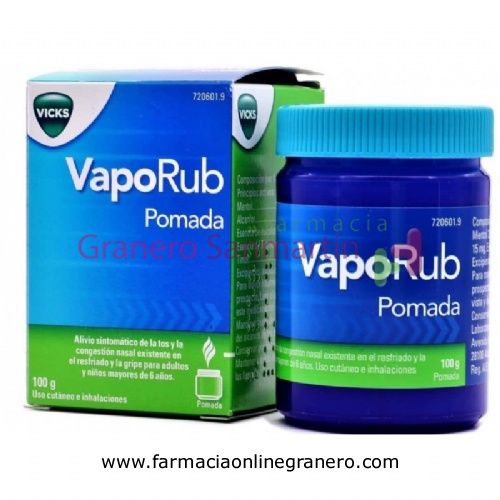 VAPORUB POMADA,1 frasco de 100 g
