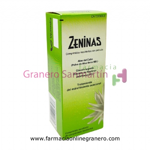 ZENINAS COMPRIMIDOS RECUBIERTOS CON PELICULA, 30 comprimidos