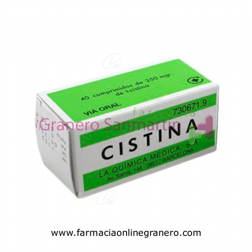 CISTINA 250 mg COMPRIMIDOS , 40 comprimidos