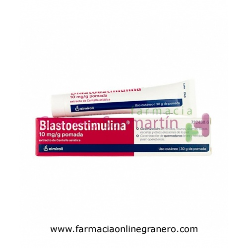 BLASTOESTIMULINA 10 MG/G POMADA, 1 tubo de 30 g