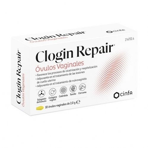 Clogin repair ovulos vaginales 10 unidades 2 g