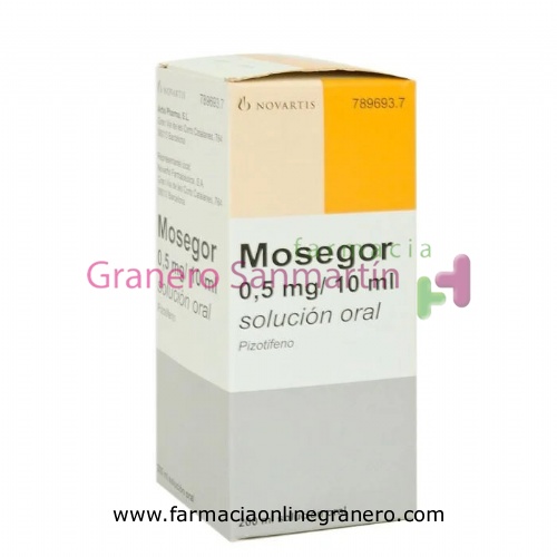 MOSEGOR 0,5 mg/10 ml SOLUCION ORAL, 1 frasco de 200 ml
