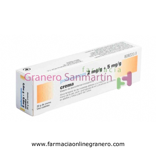 POLARACREM 2 mg/g + 5 mg/g  CREMA , 1 tubo de 20 g