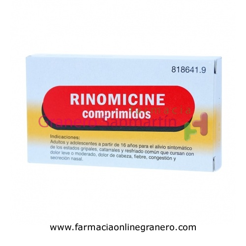 RINOMICINE COMPRIMIDOS, 10 comprimidos