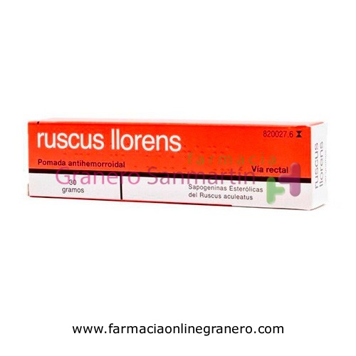 RUSCUS LLORENS POMADA RECTAL , 1 tubo de 30 g