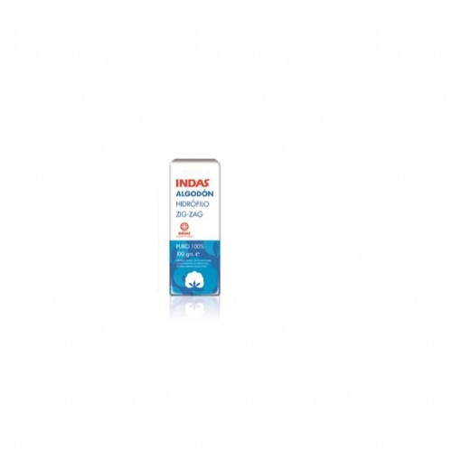 Algodon arrollado puro - indas 100% algodon hidrofilo (100 g)
