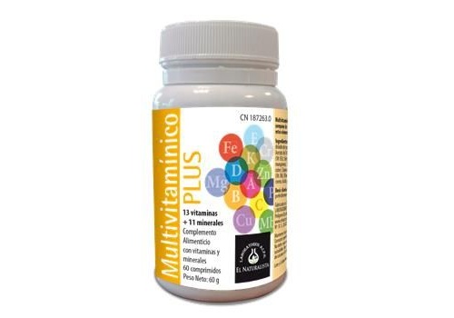 Multivitaminico plus el naturalista (60 comp)