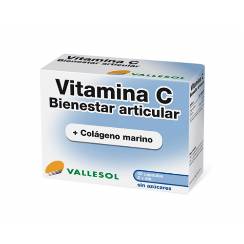 Vallesol vitamina c bienestar articular (40 capsulas)