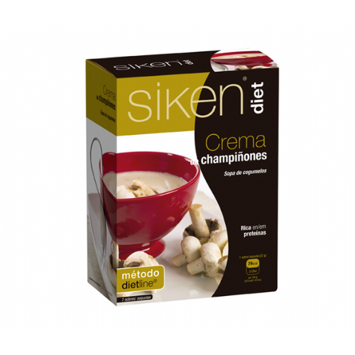 Siken diet crema de champiñones (22 g 7 sobres)