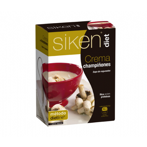 Siken diet crema de champiñones  7 sobres 22 g