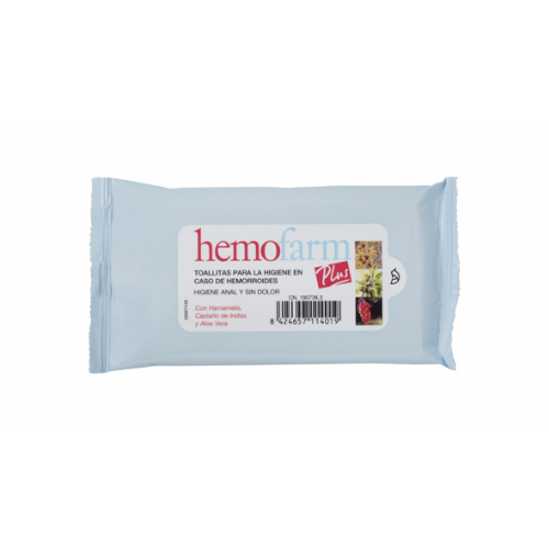 HEMOFARM PLUS TOALLITAS 20 U