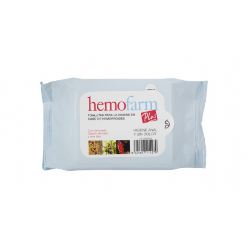 HEMOFARM PLUS TOALLITAS 40 U