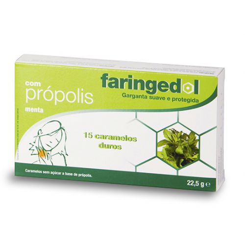 Faringedol (15 caramelos sabor propolis menta)