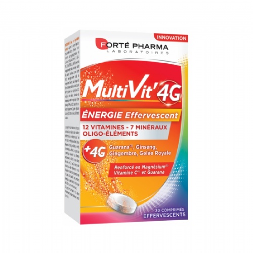Multivit 4g energy efervescente (2 tubos 15 comprimidos efervescentes)