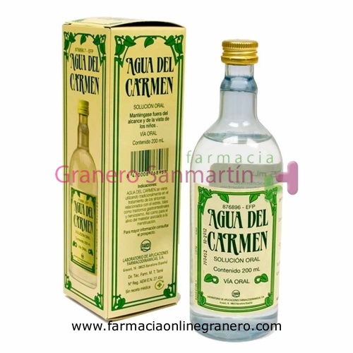 AGUA DEL CARMEN SOLUCIÓN ORAL , 1 frasco de 200 ml