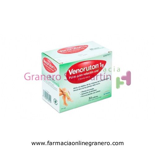 VENORUTON OXERUTINAS 1 G POLVO PARA SOLUCION ORAL, 30 sobres