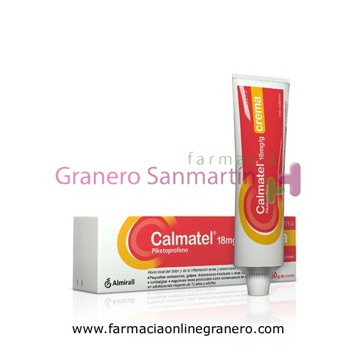 CALMATEL 18 mg/g CREMA , 1 tubo de 60 g