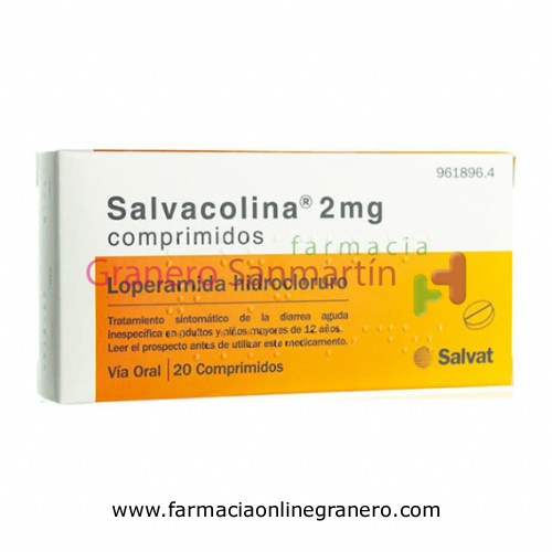 SALVACOLINA 2 mg COMPRIMIDOS , 20 comprimidos