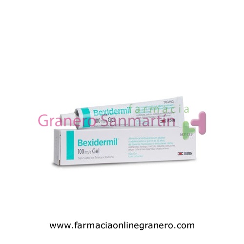 BEXIDERMIL 100 mg/g GEL , 1 tubo de 50 g