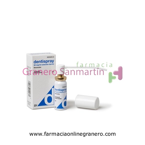 DENTISPRAY 50 mg/ml  SOLUCION DENTAL , 1 frasco de 5 ml