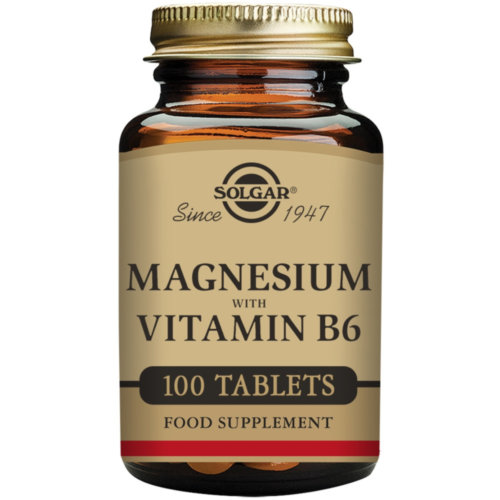 Magnesio con vitamina b6 solgar 100 comprimidos