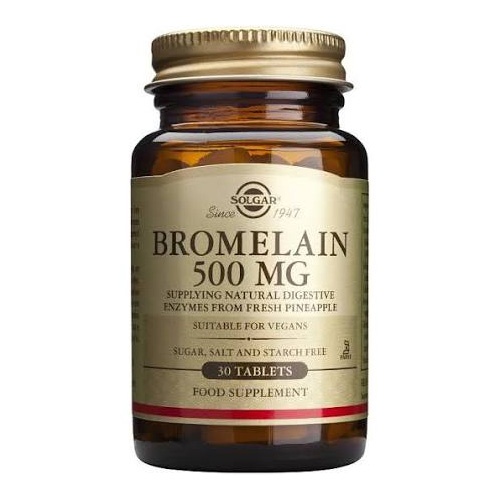 BROMELAINA 500MG 30 COMP SOLGA