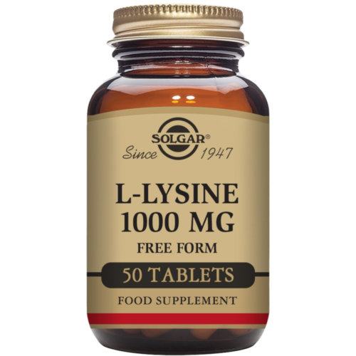 L-LISINA 1000MG 50 COMP SOLGAR